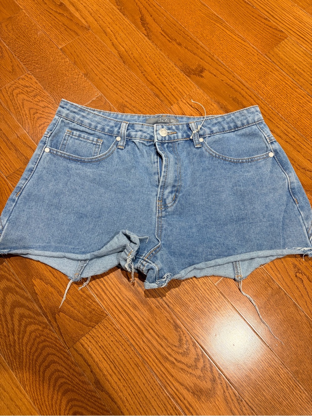 Women's Blue Denim Cutoff Shorts